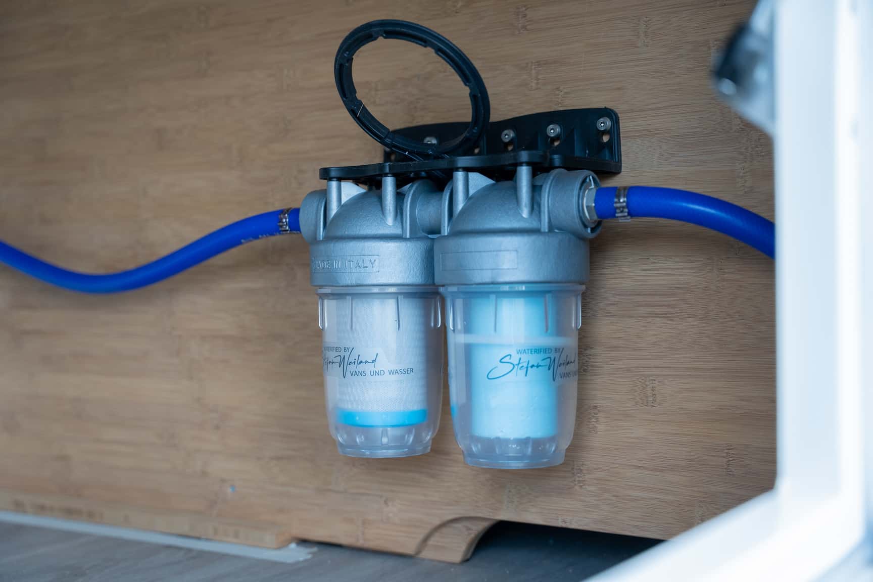 Wasserfilter im Unimog