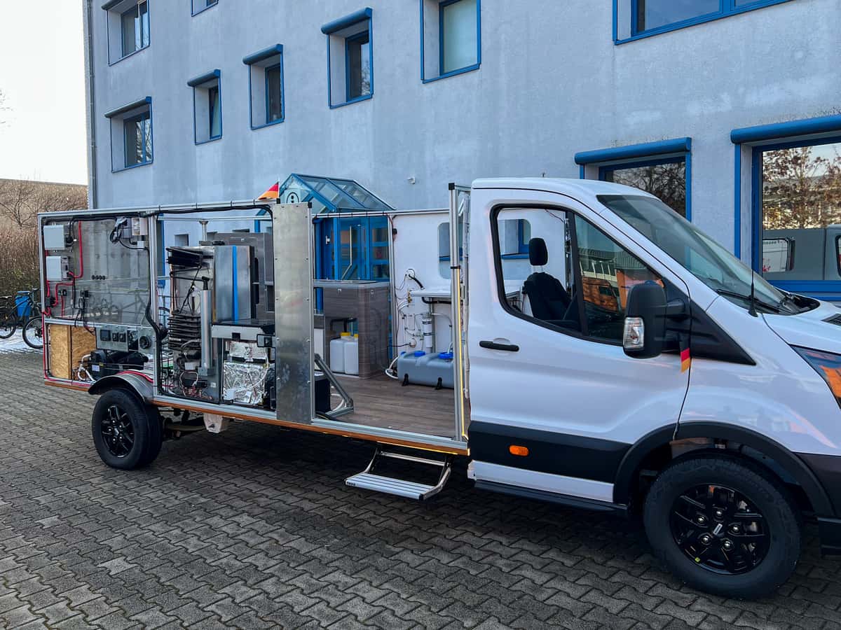 Schulungsfahrzeug für die Fachkraft Caravantechnik an der Fahrzeugakademie Schweinfurt