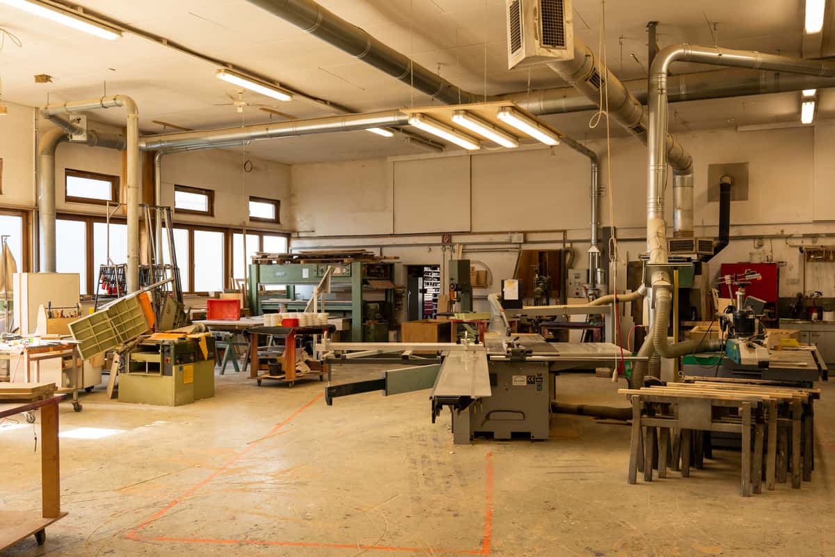 Blick in die Werkstatt von theater Bauten