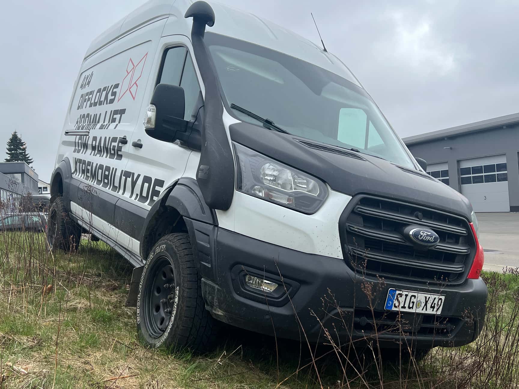 Schnorchel für die höhergelegte Laufansaugung