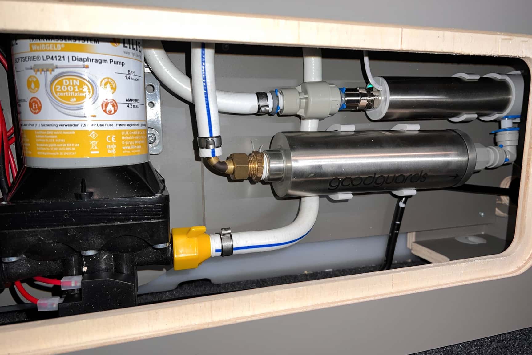 Aktivkohle- und UV-Filtermodule von Goodguards