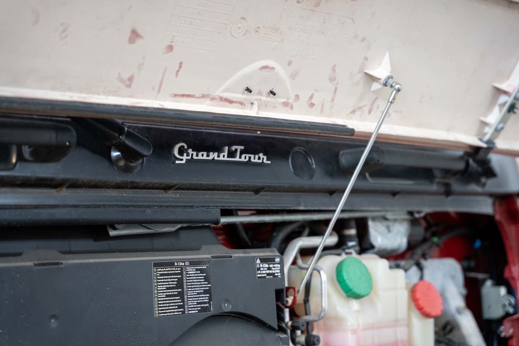 Der Grand Tour Schriftzug darf bei einem Fernreisemobil von EWR nicht fehlen