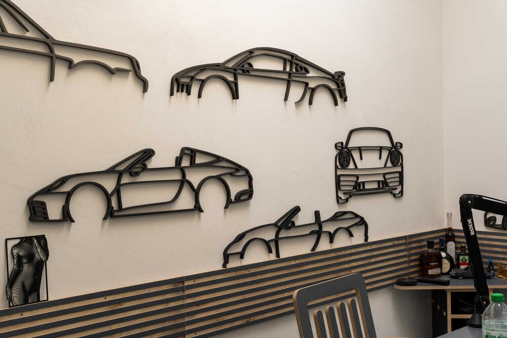 Burkhardt tobt sich mit der Fräse auch gerne gestalterisch aus