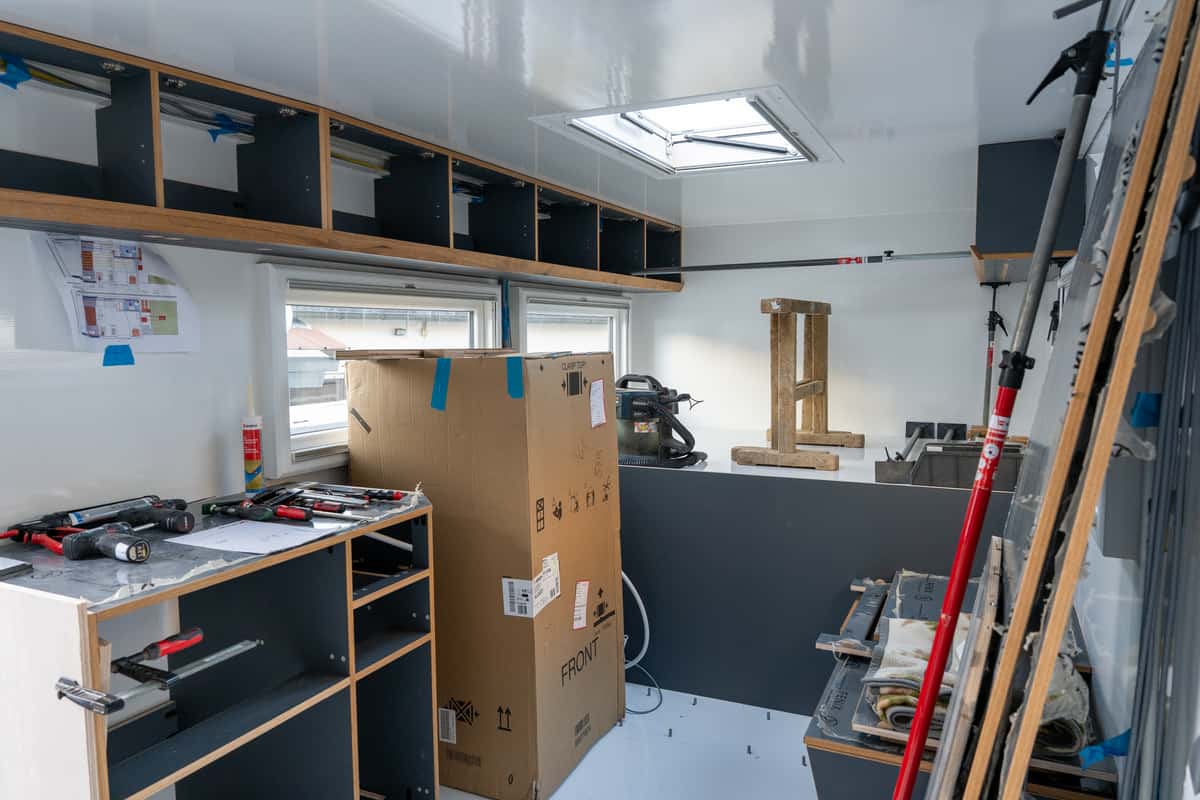 Möbelbau in der Wohnkabine