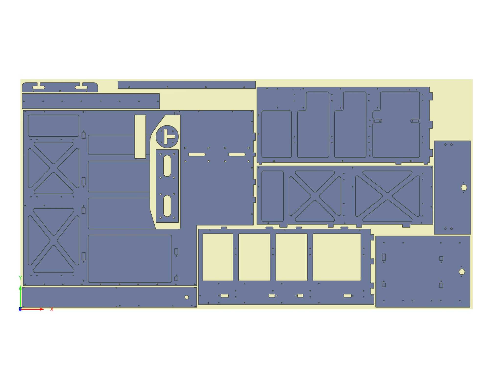 Nesting von Möbelkomponenten für die CNC Fertigung