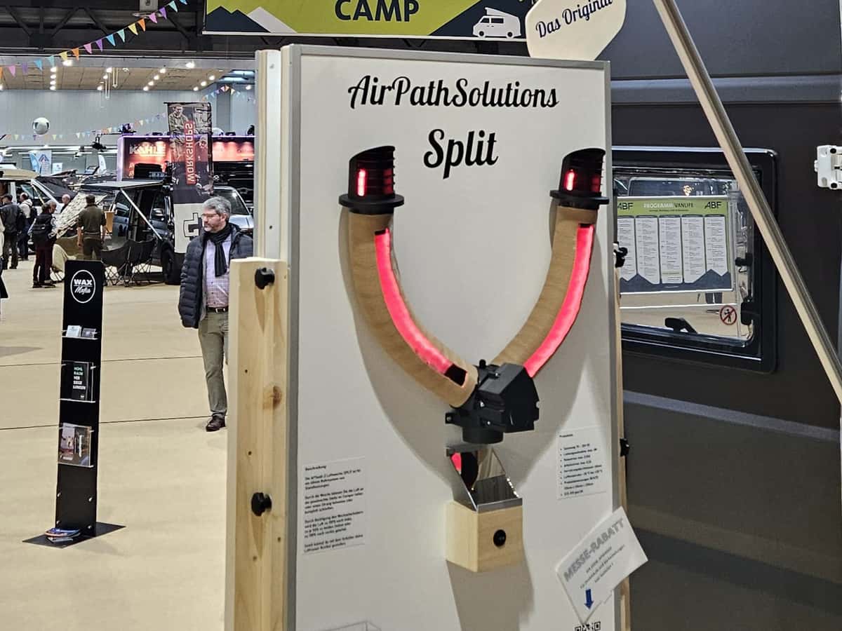 Warmluftweiche von Sven Mammach/Airpath Solutions auf der CMT 2026