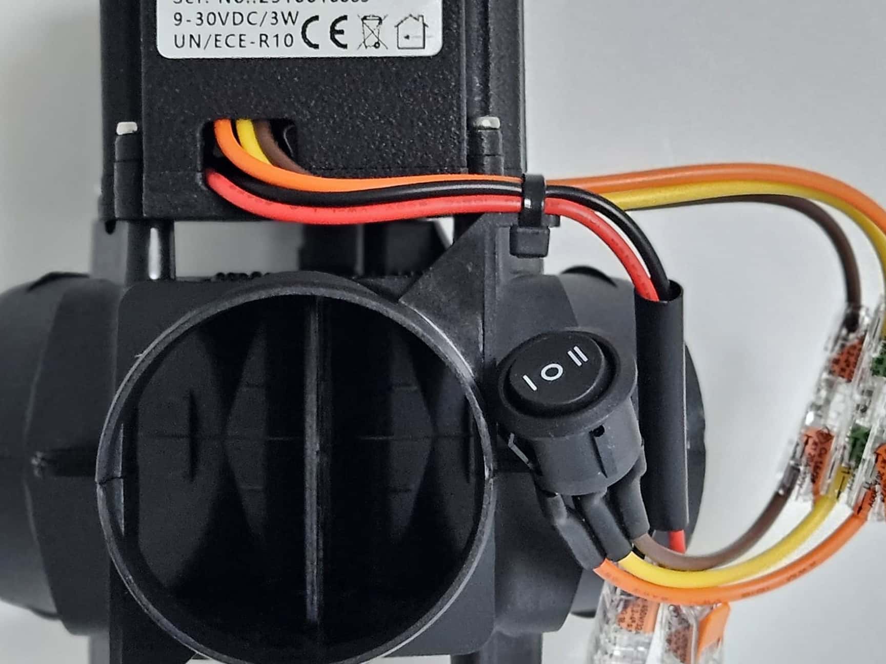 Detailblick auf die Warumluftweiche von Airpath Solutions