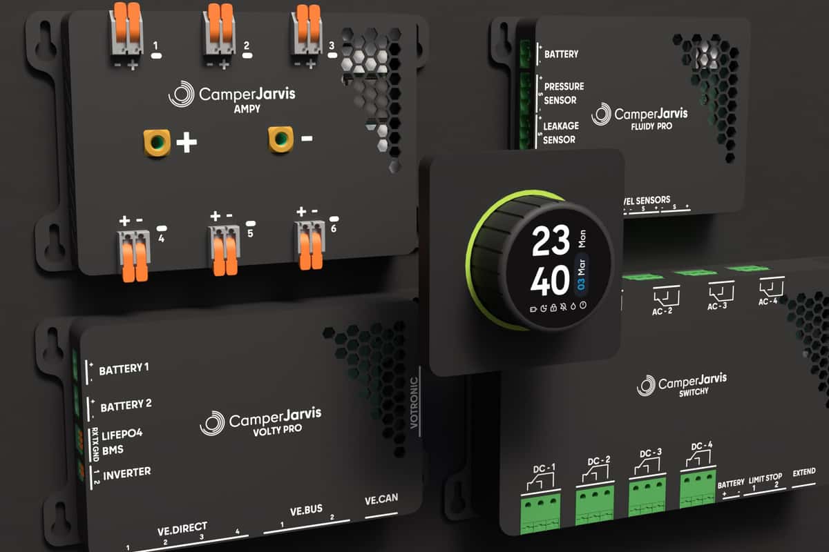 Smart Knob und Module des Systems von Camper Jarvis