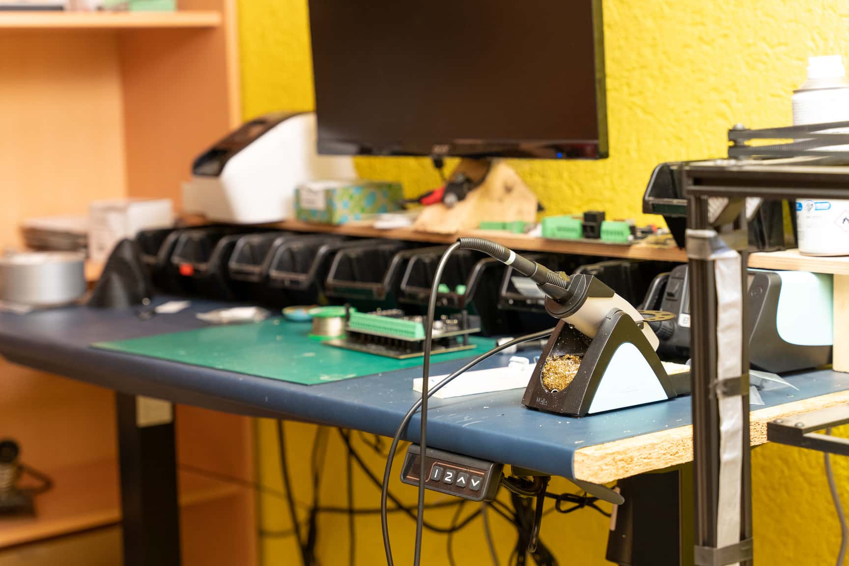 Felixs Elektronikarbeitsplatz